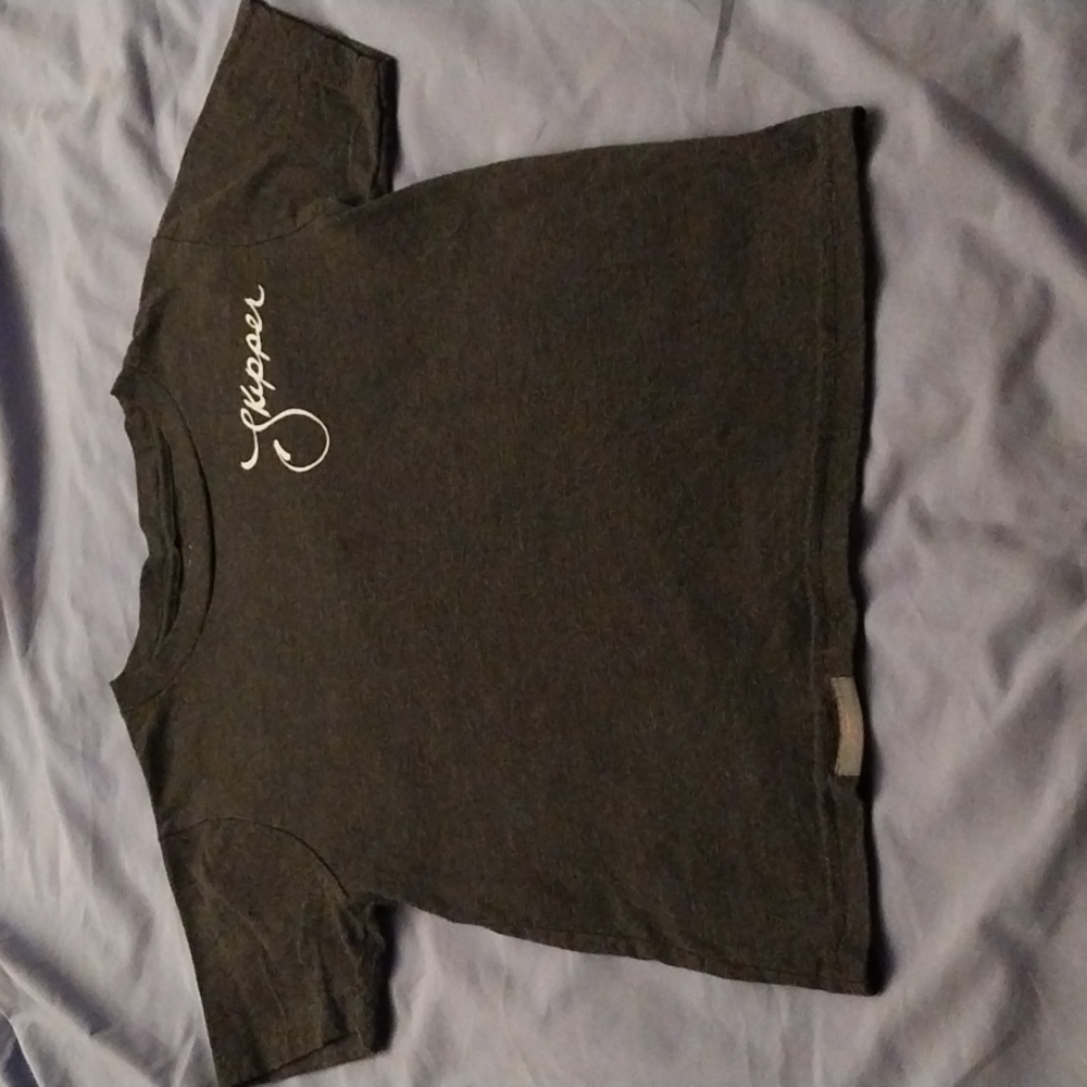 Boys Skipper black short sleeve shirt size XS